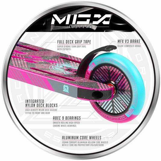 Madd Gear MGX T1 Freestyle Stunt Scooter - Hydrazine - Madd Gear