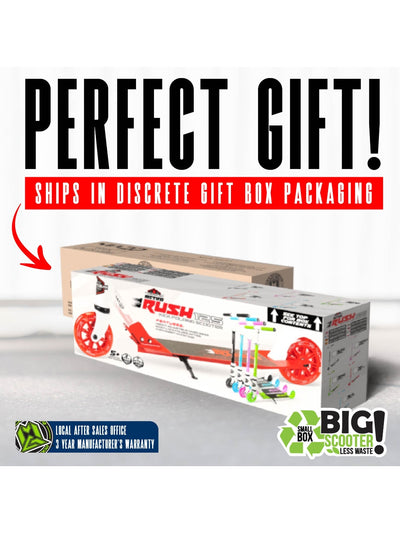Madd Gear Rush 125 Scooter White / Black