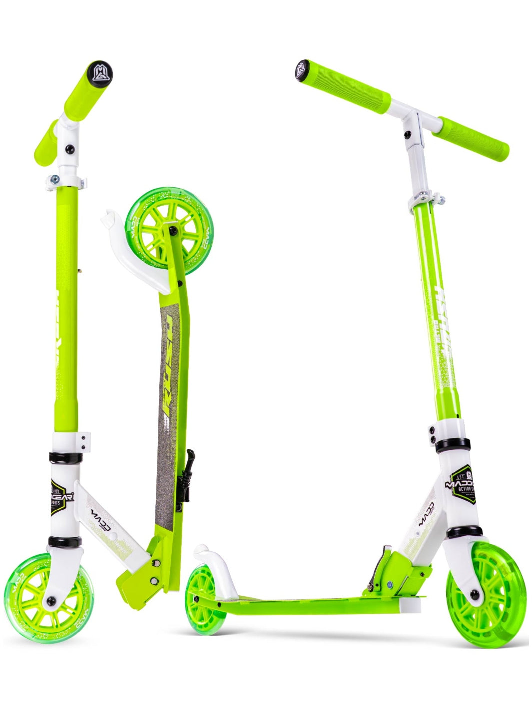 Madd Gear Rush 125 Scooter White / Green