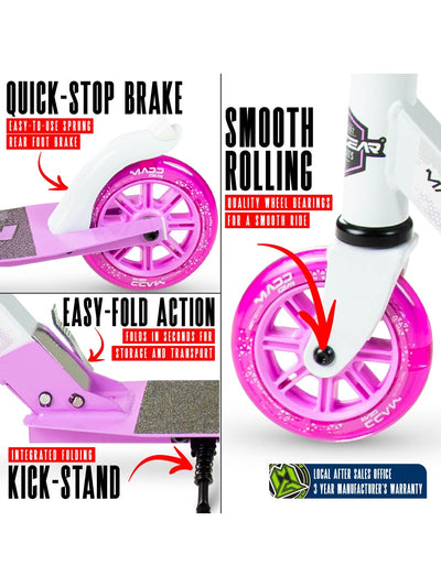 Madd Gear Rush 125 Scooter White / Lavender
