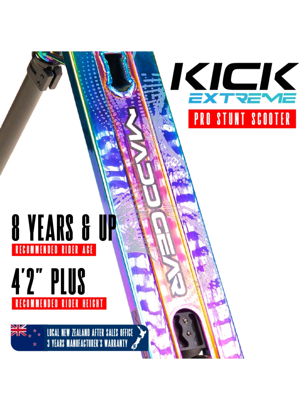 Madd Gear Kick Extreme Scooter NeoChrome