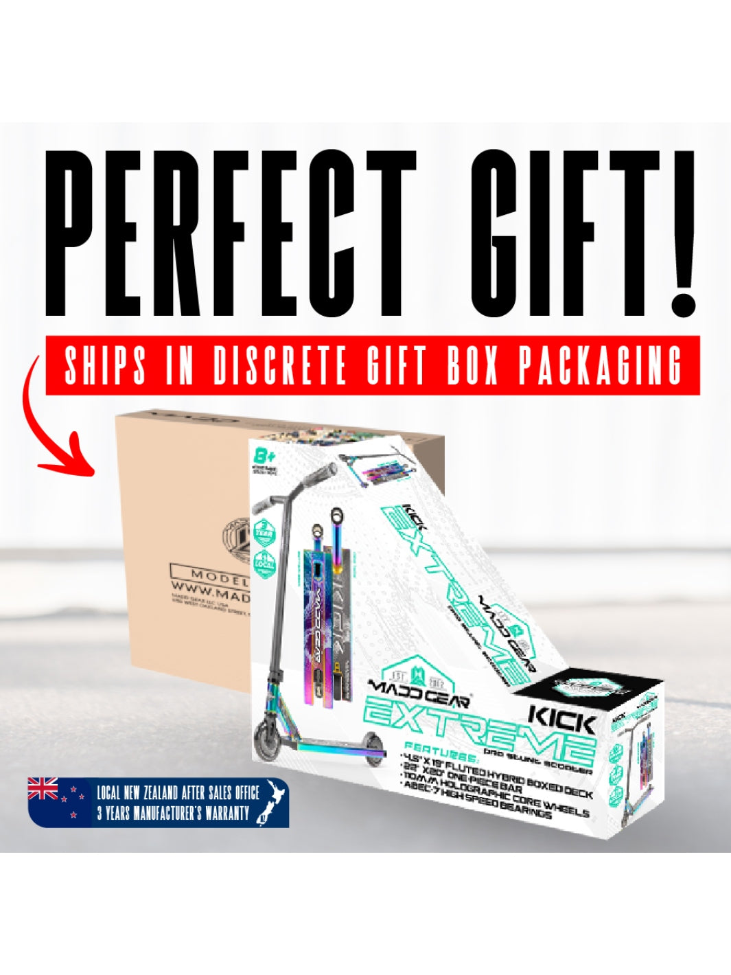 Madd Gear Kick Extreme Scooter NeoChrome