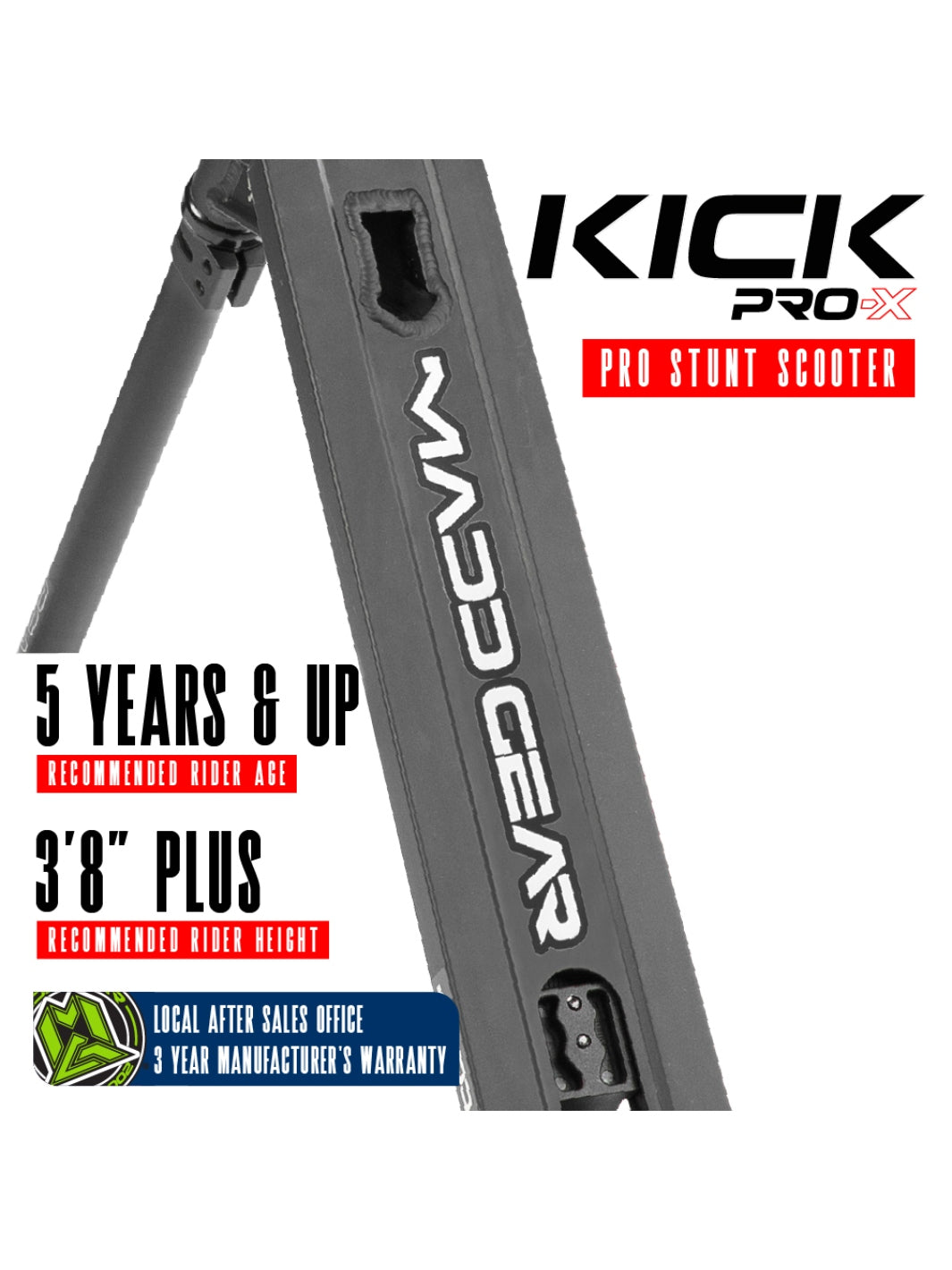 Madd Gear Kick Pro-X Scooter Black