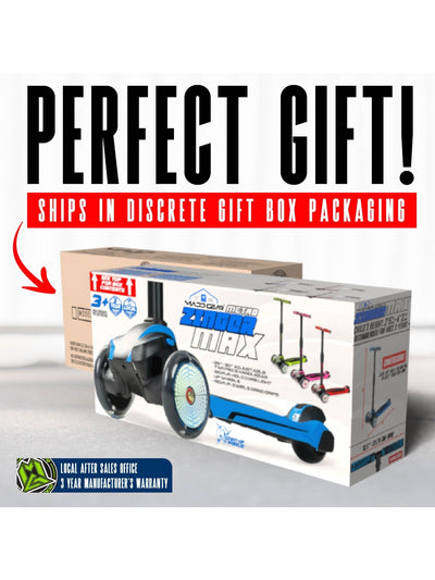 Madd Gear Zinger 3 Wheeled Scooter Blue