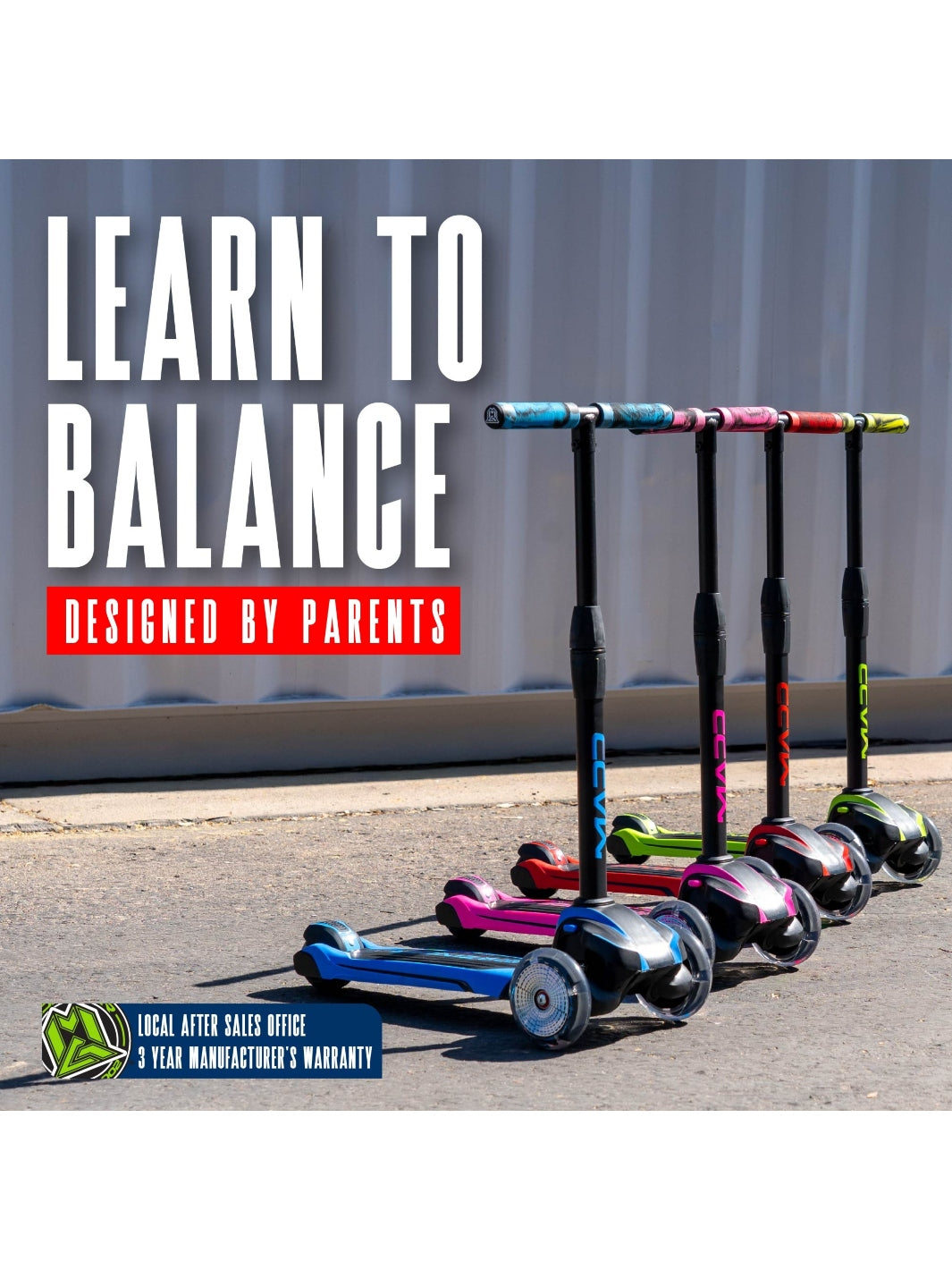 Madd Gear Zinger 3 Wheeled Scooter Red