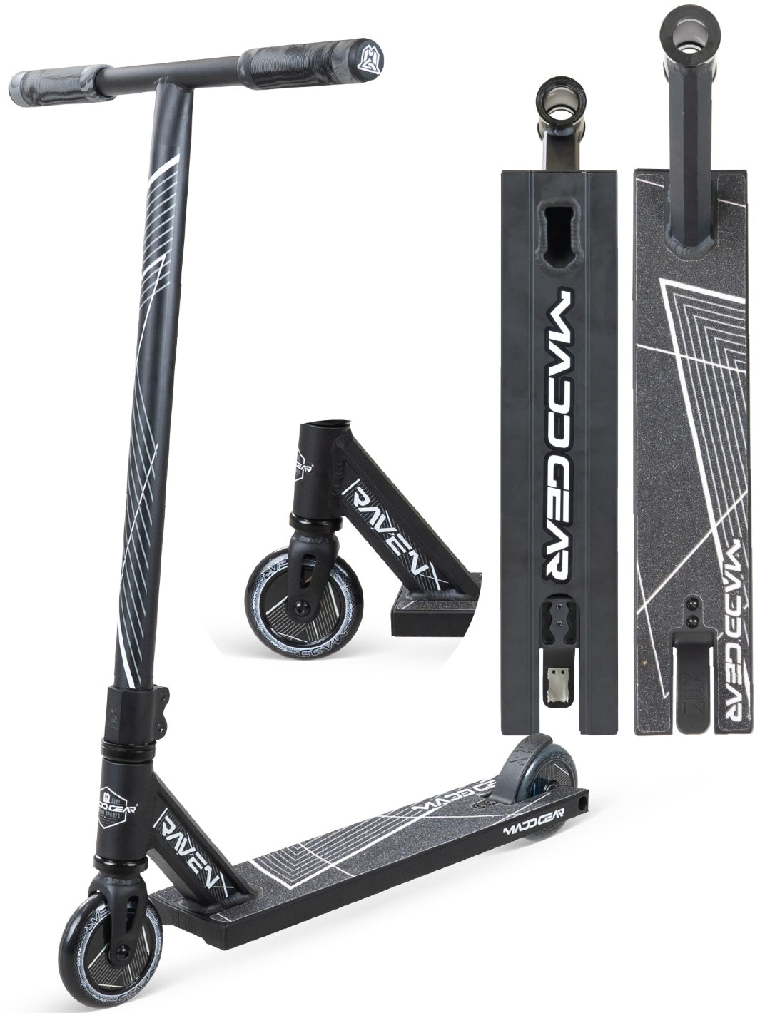 Madd Gear MG1 Raven Scooter Bundle