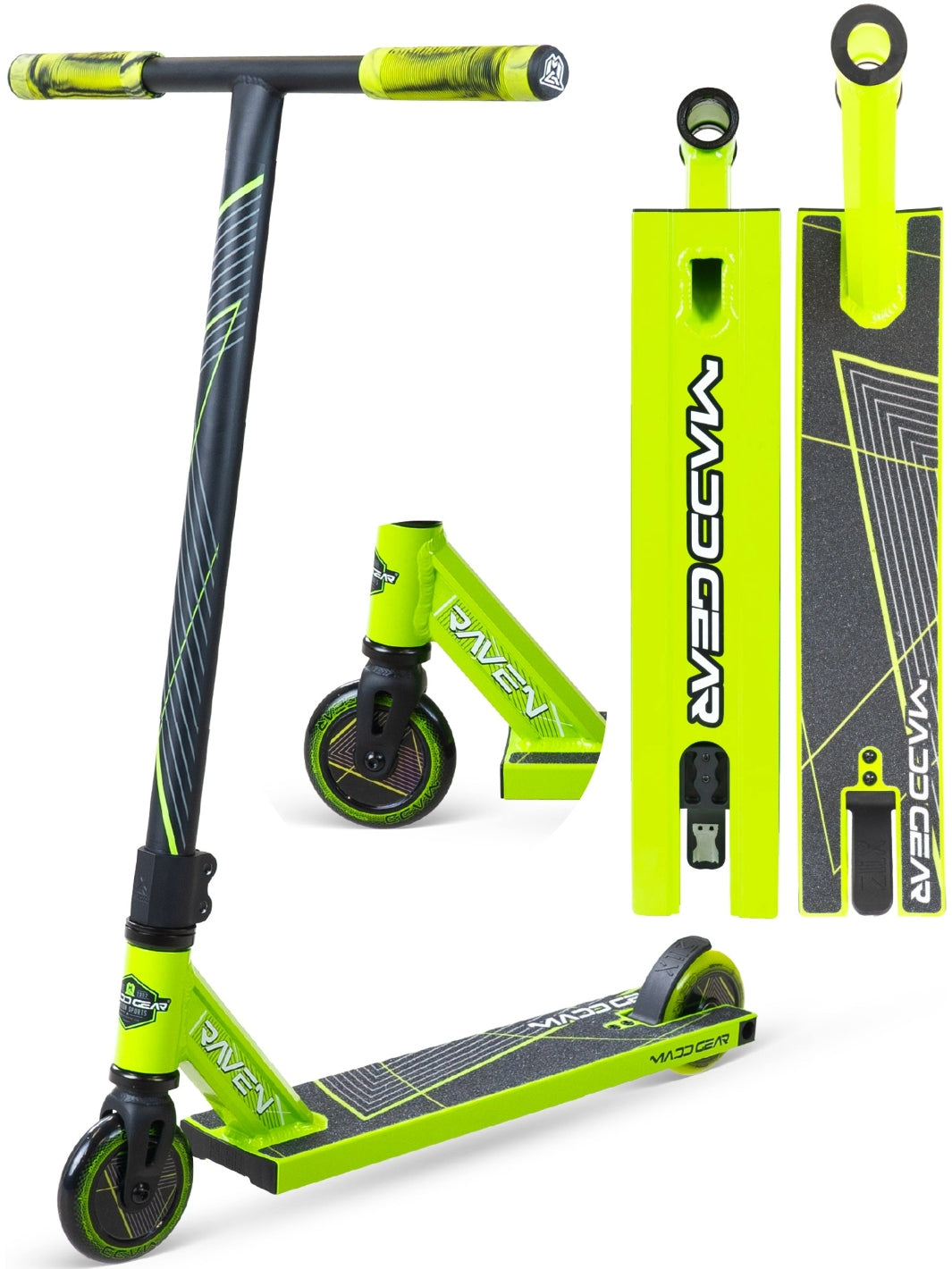 Madd Gear MG1 Raven Scooter Bundle