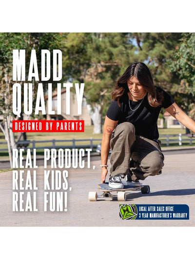 Madd Gear 31" Drop Through Skateboard Boardwalk