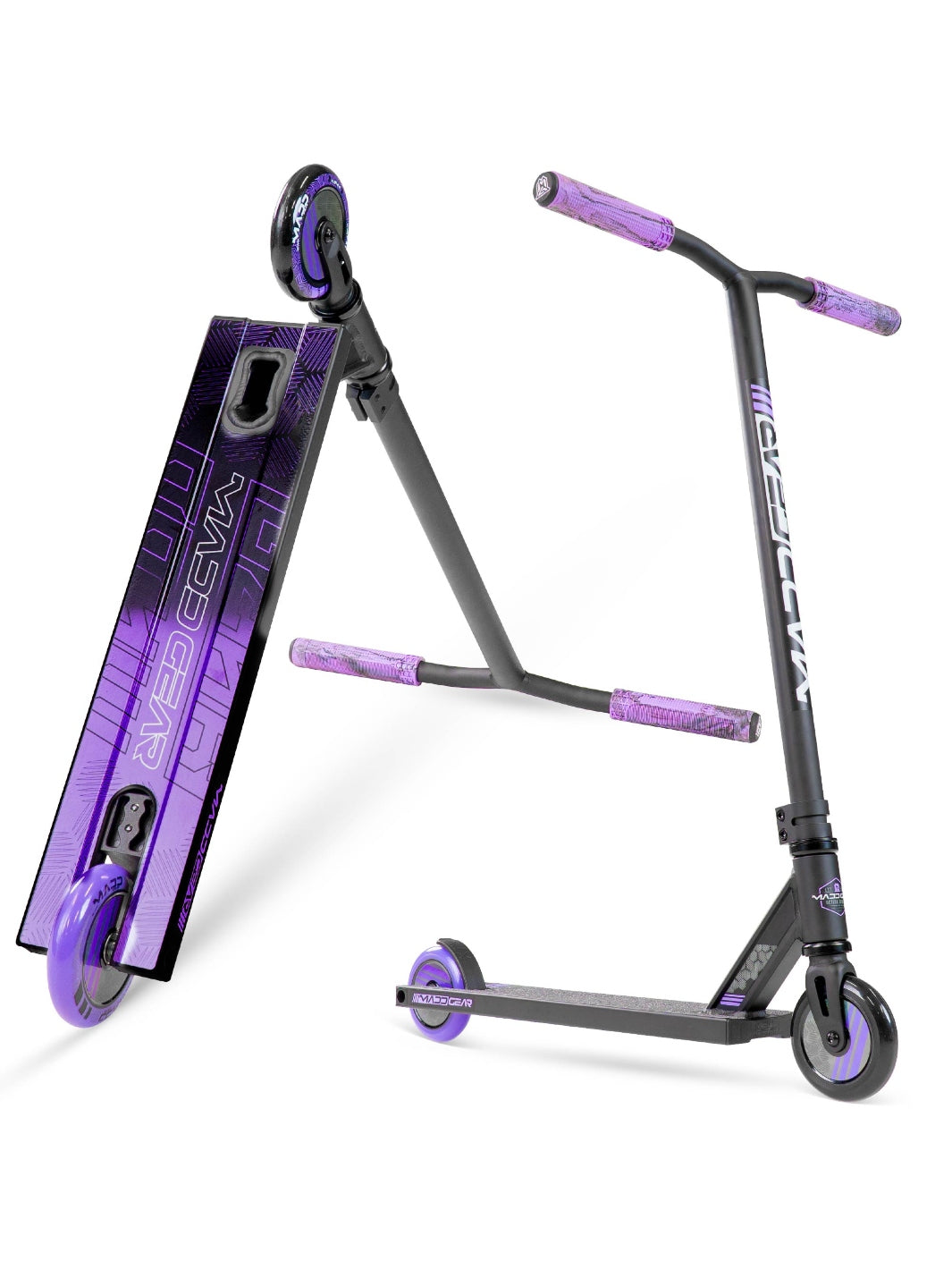 Madd Gear MG3 Zen Scooter Black / Lavender