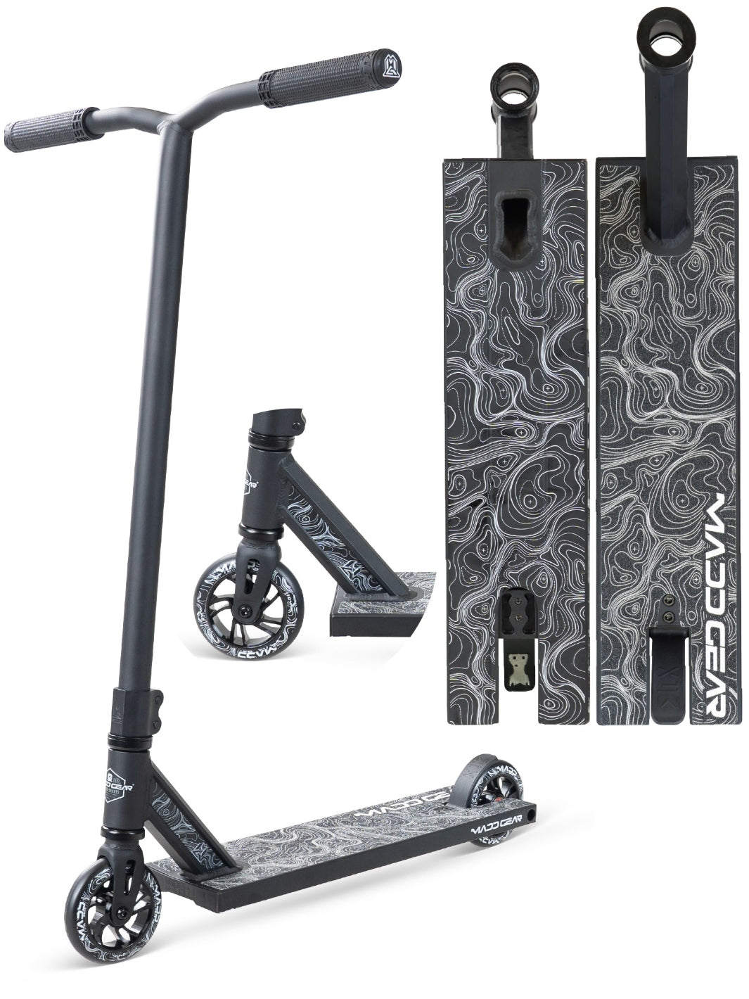 Madd Gear MG4 Titan Scooter Black / Black - Madd Gear Aus