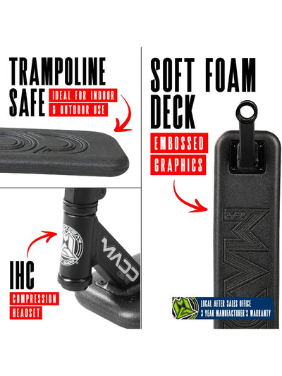 Madd Gear Bounce Trampoline Scooter Black