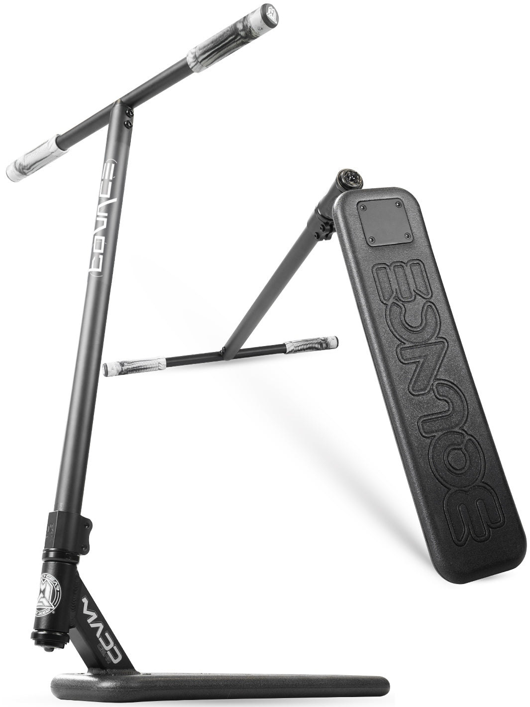 Madd Gear Bounce Trampoline Scooter Black