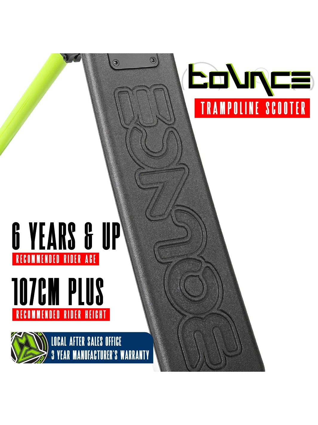 Madd Gear Bounce Trampoline Scooter Black / Green