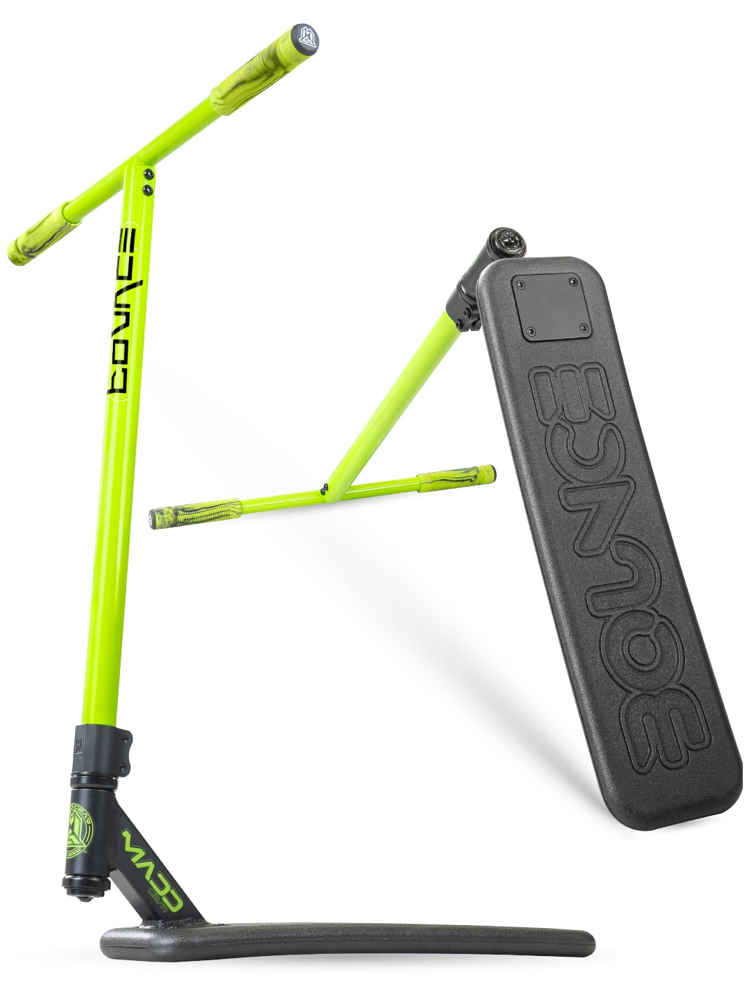 Madd Gear Bounce Trampoline Scooter Black / Green