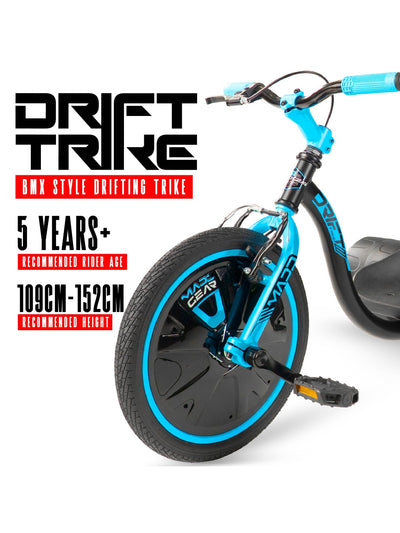 Madd Gear Drift Trike Blue / Black