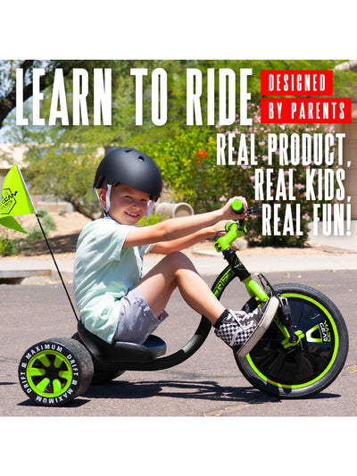 Madd Gear Drift Trike Green / Black