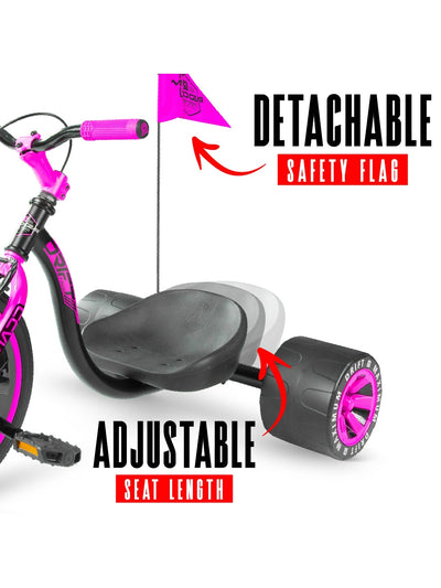Madd Gear Drift Trike Pink / Black