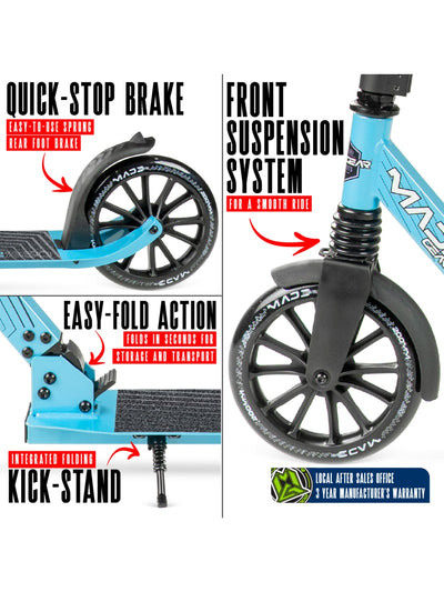 Madd Gear Metro Cruise 250 Black / Blue