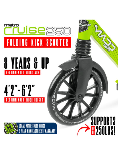 Madd Gear Metro Cruise 250 Black / Green