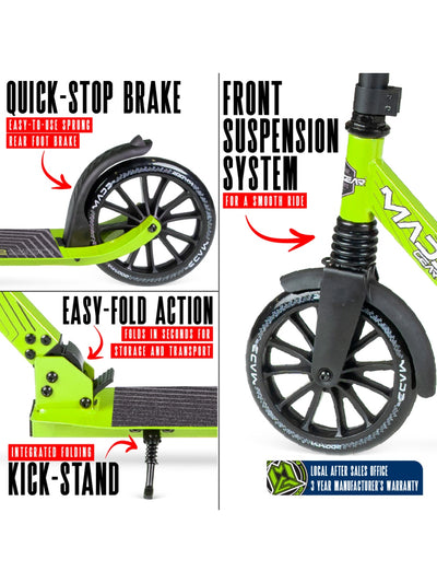 Madd Gear Metro Cruise 250 Black / Green