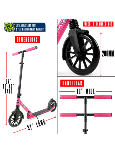 Madd Gear Metro Cruise 250 Black / Pink