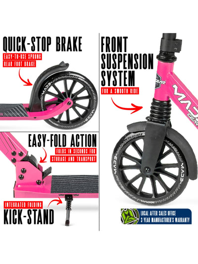 Madd Gear Metro Cruise 250 Black / Pink