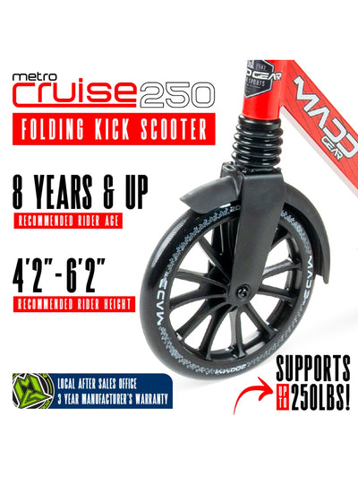 Madd Gear Metro Cruise 250 Black / Red