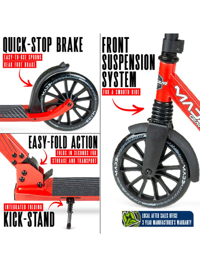 Madd Gear Metro Cruise 250 Black / Red
