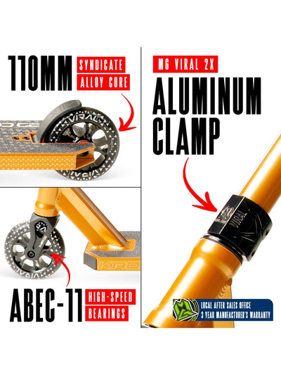 Madd Gear Viral Kaos Scooter Copper