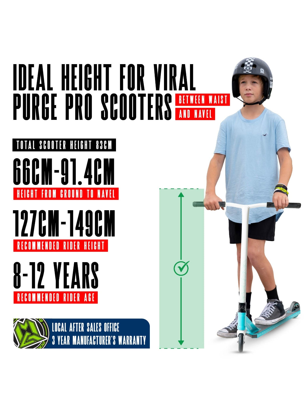 Madd Gear Viral Purge Scooter Aqua