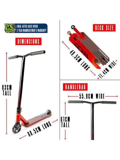 Madd Gear Viral Purge Scooter Cherry