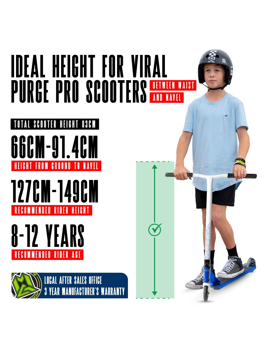 Madd Gear Viral Purge Scooter Cobalt