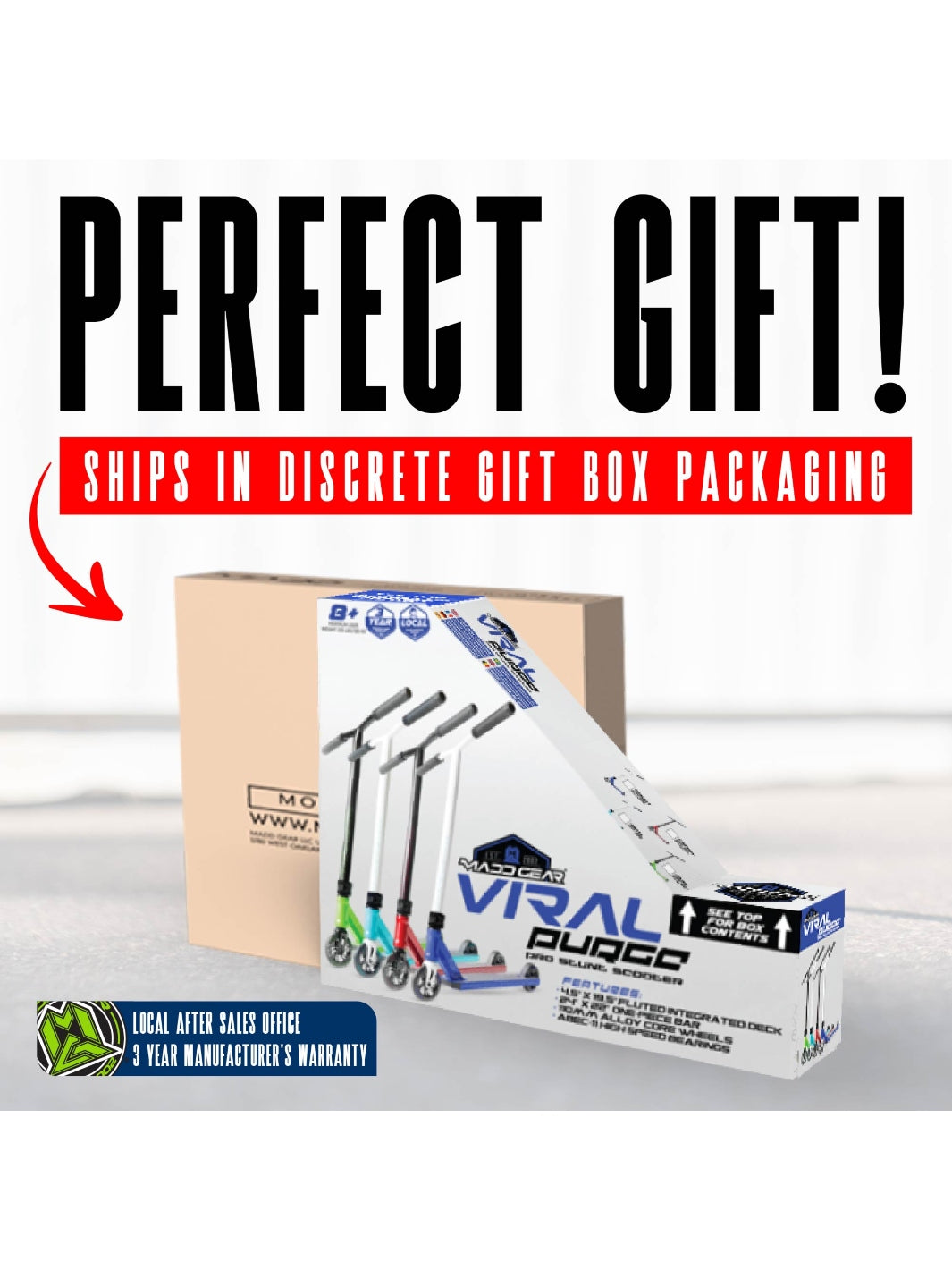 Madd Gear Viral Purge Scooter Cobalt