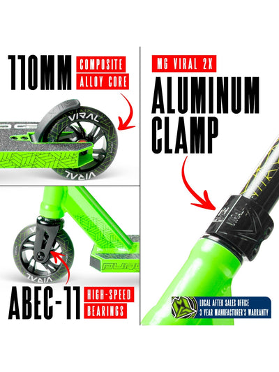 Madd Gear Viral Purge Scooter Jade