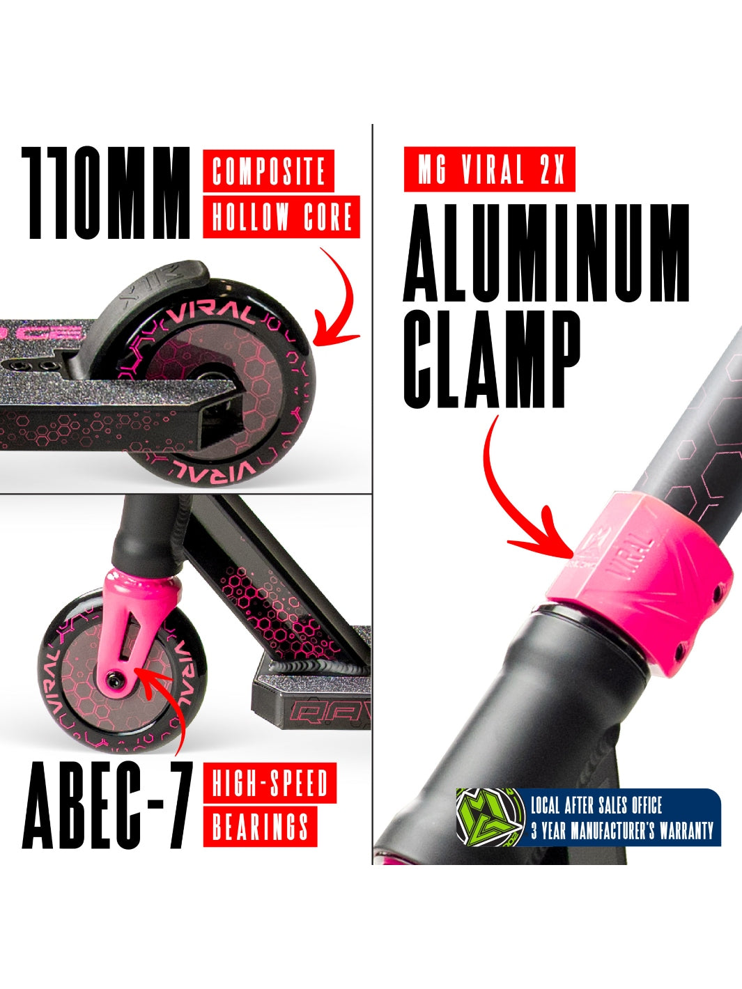 Madd Gear Viral Rave Scooter Melon