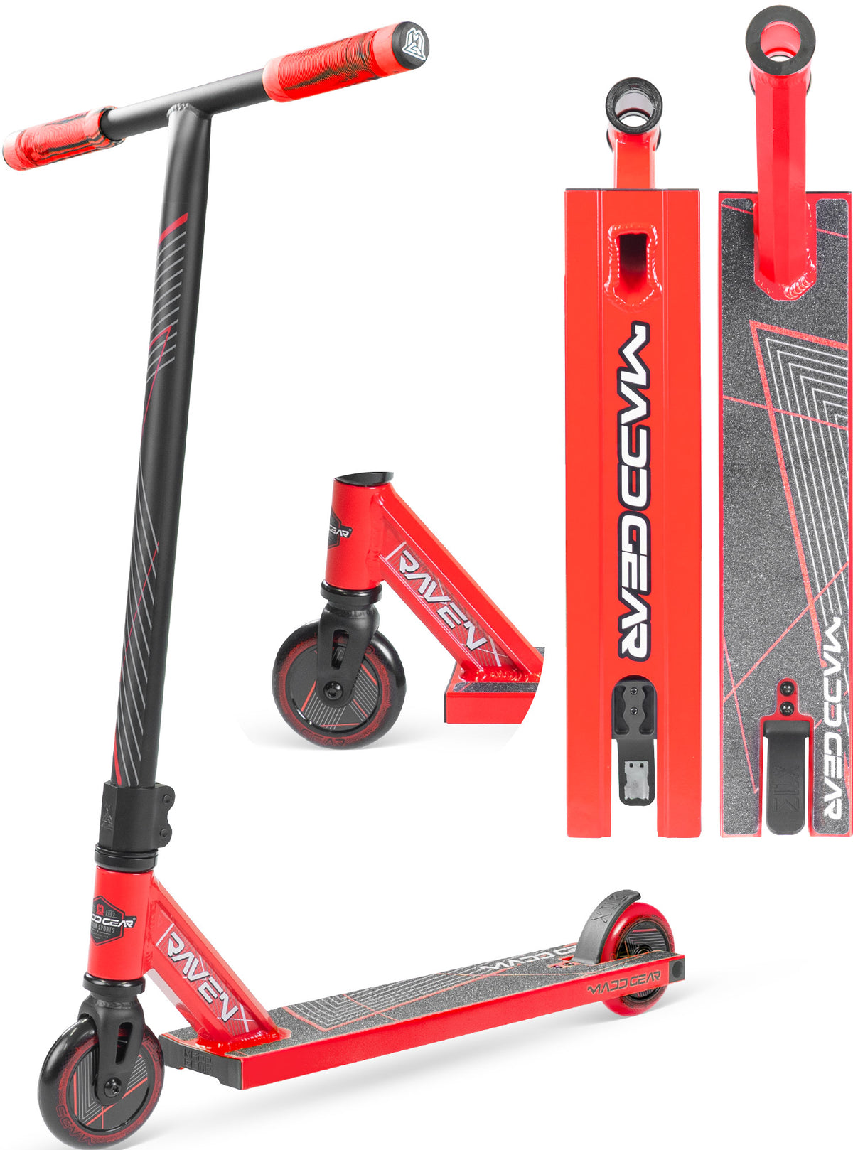 Madd Gear MG1 Raven Scooter Bundle