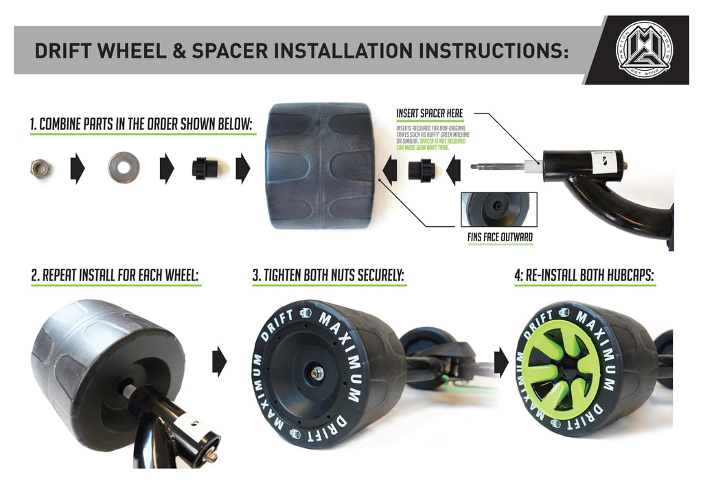 Madd Gear Mini Drift Spacers