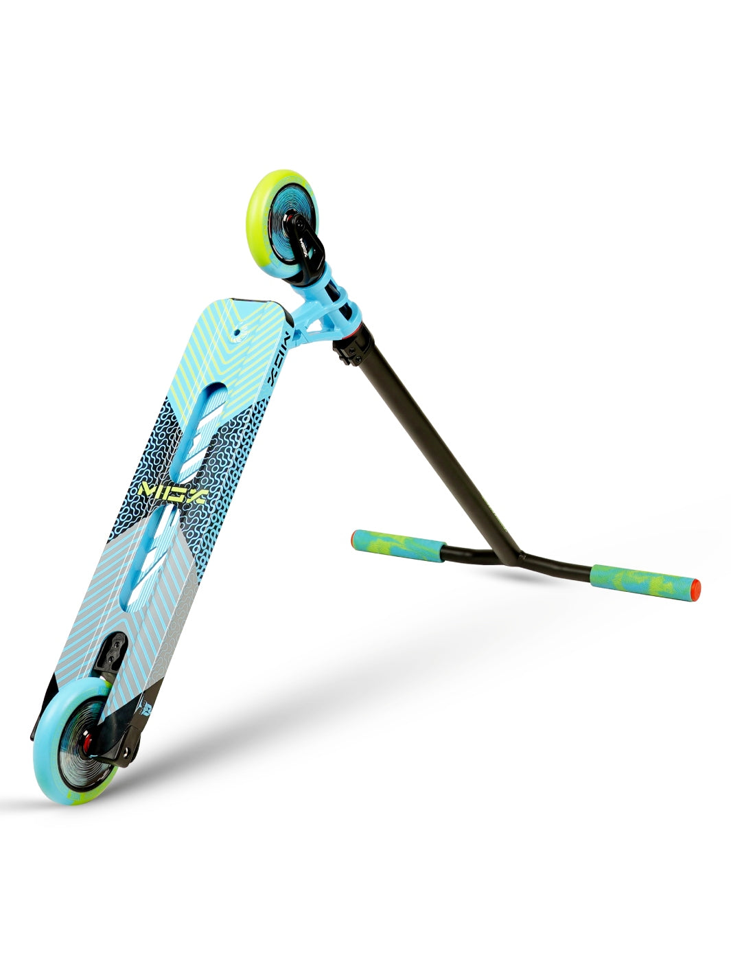 Madd Gear MGX P2 Freestyle Stunt Scooter - Blue/Green - Madd Gear Aus