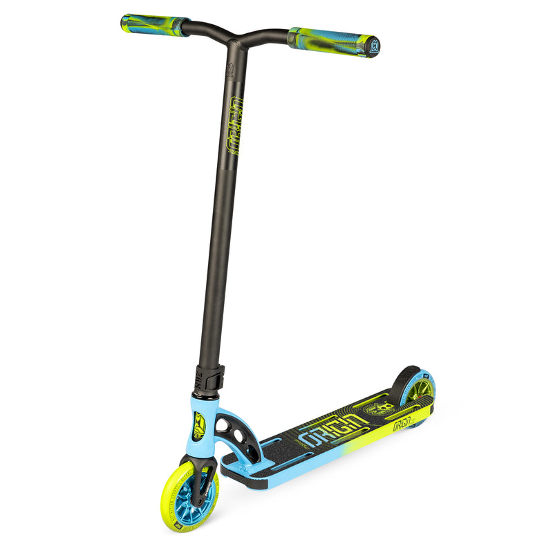 Load image into Gallery viewer, Madd Gear Origin Pro Freestyle Stunt Scooter - Blue/Green - Madd Gear
